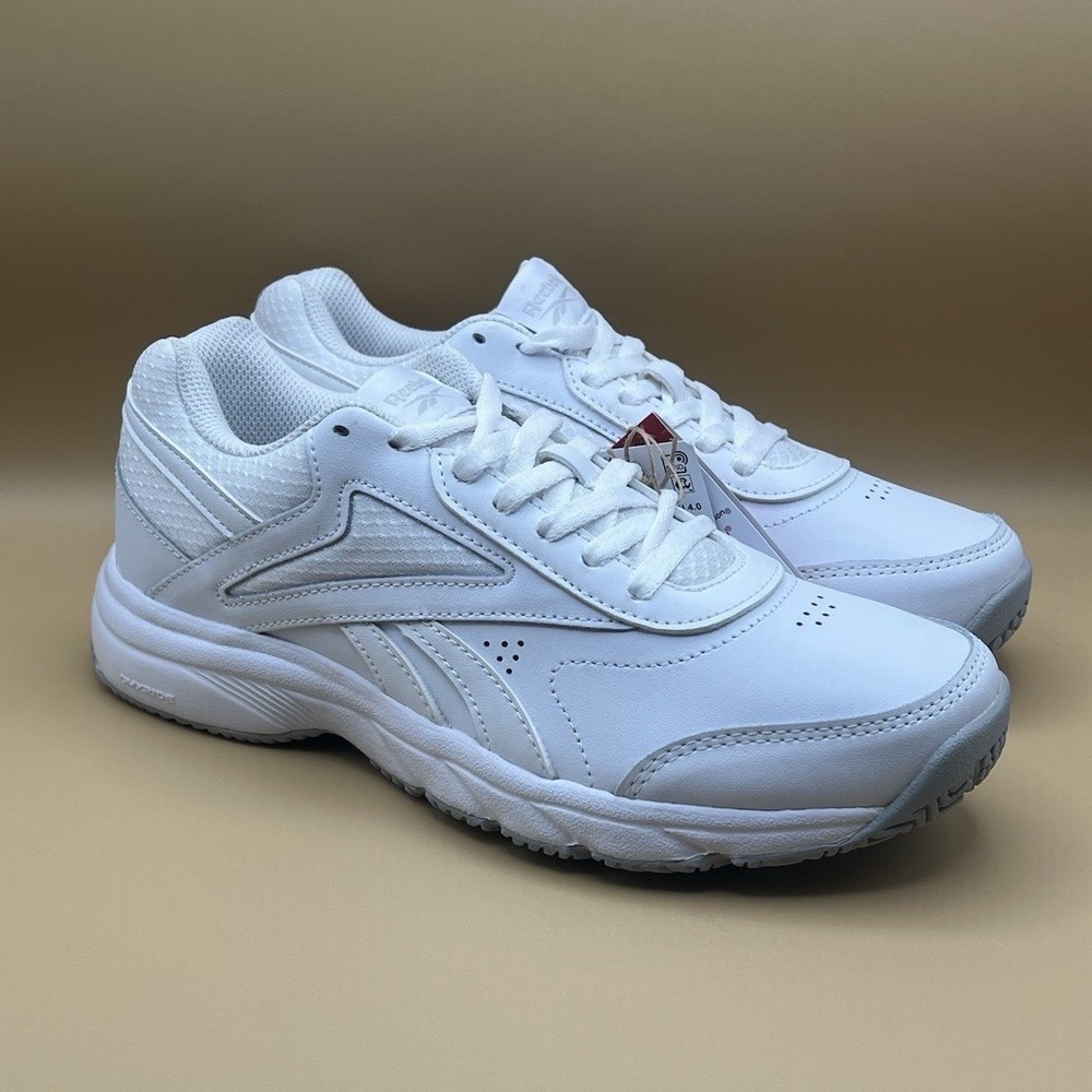 Reebok Work n' Cushion White Nurse Medical Non Slip Shoes - Women's Size 8.5 NEW